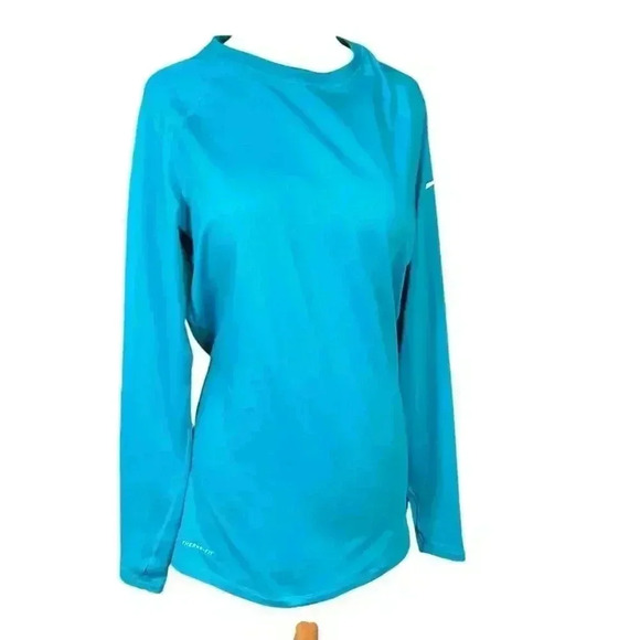 Nike Pro Combat Dri-Fit Fitted Blue Fleece Lined Therma-Fit Size XL NWOT - Picture 7 of 13